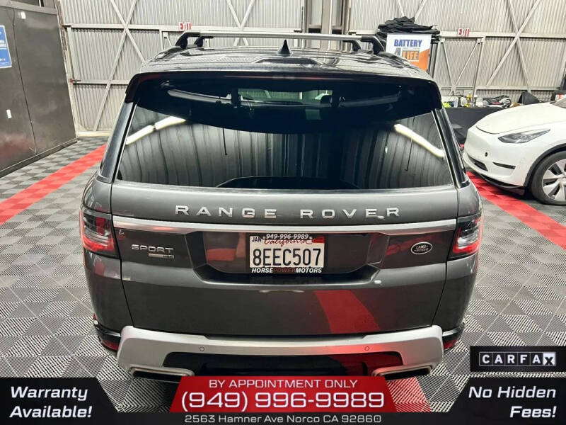 2018 Land Rover Range Rover Sport HSE