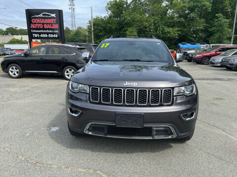 2017 Jeep Grand Cherokee for sale at Cohasset Auto Sales in Cohasset MA