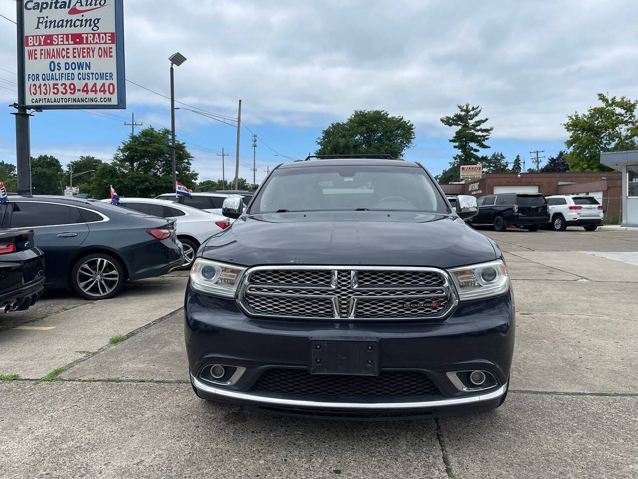 2015 Dodge Durango for sale at Capital Auto Financing in Redford, MI