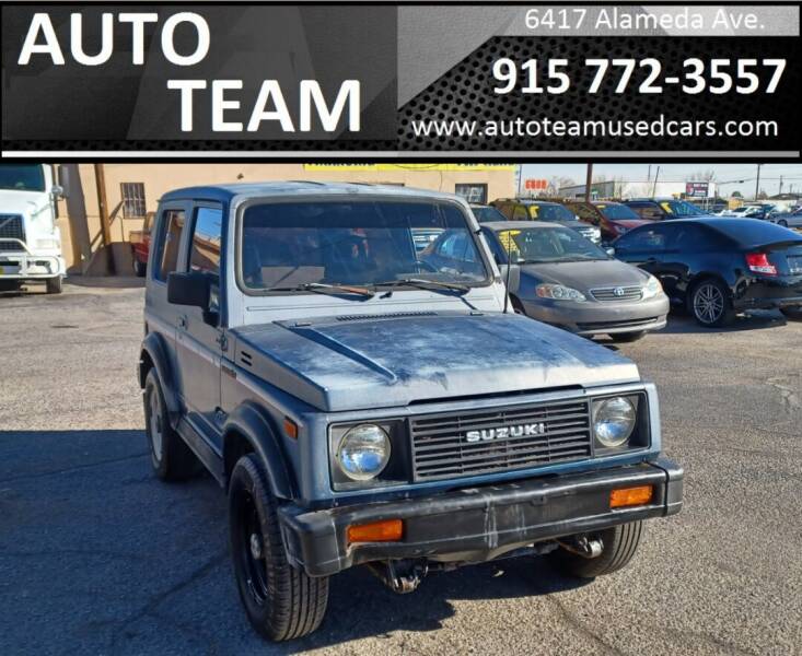 1987 Suzuki Samurai for sale at AUTO TEAM in El Paso TX