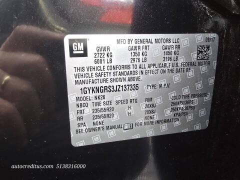 2018 Cadillac XT5 Platinum