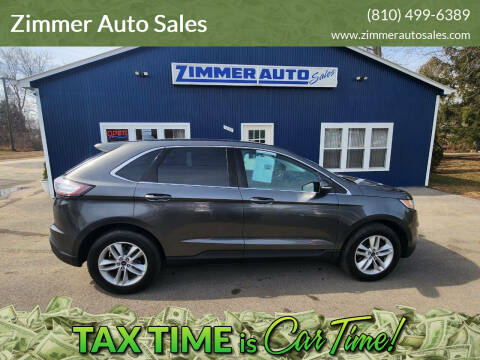 2015 Ford Edge for sale at Zimmer Auto Sales in Lexington MI