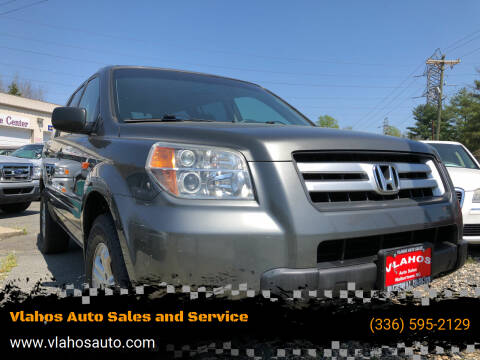 2007 Honda Pilot for sale at Vlahos Auto Sales and Service in Walkertown NC