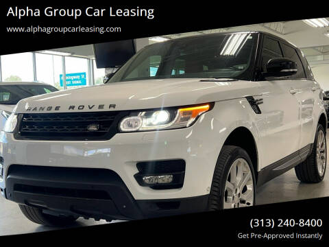 2014 Land Rover Range Rover Sport for sale at Alpha Group Car Leasing in Redford MI