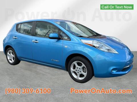 2012 Nissan LEAF for sale at Power On Auto LLC in Monroe NC