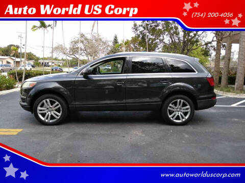 2009 Audi Q7 for sale at Auto World US Corp in Plantation FL