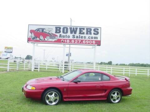 1996 Ford Mustang SVT Cobra for sale at BOWERS AUTO SALES in Mounds OK