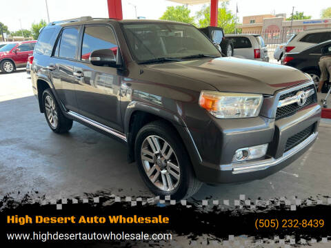 2013 Toyota 4Runner for sale at High Desert Auto Wholesale in Albuquerque NM