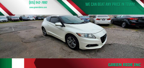 2013 Honda CR-Z for sale at Green Ride Inc in Nashville TN