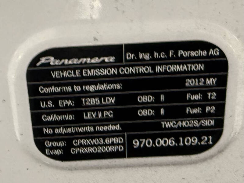 2012 Porsche Panamera