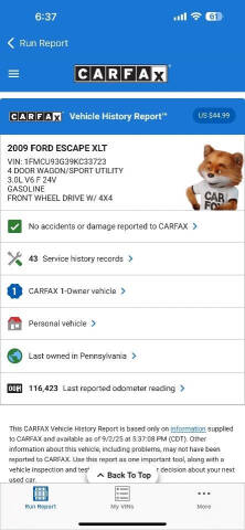 2009 Ford Escape XLT