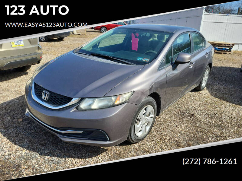 2013 Honda Civic for sale at 123 AUTO in Kulpmont PA