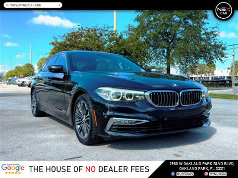 2017 BMW 5 Series for sale at NexCar in Oakland Park FL