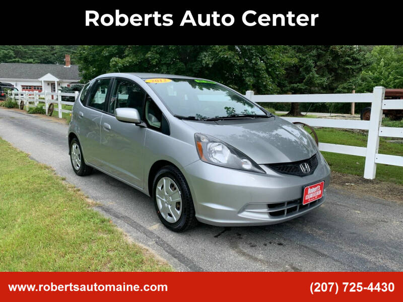 2012 Honda Fit for sale at Roberts Auto Center in Bowdoinham ME