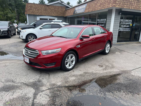 2013 Ford Taurus for sale at Millbrook Auto Sales in Duxbury MA
