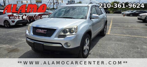 2012 GMC Acadia for sale at Alamo Car Center in San Antonio TX