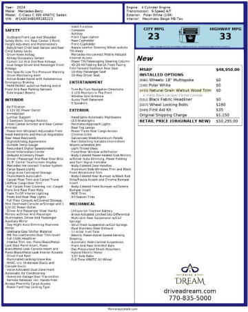 2024 Mercedes-Benz C-Class C 300 4MATIC