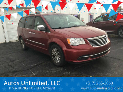 2015 Chrysler Town and Country for sale at Autos Unlimited, LLC in Adrian MI