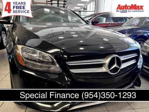2015 Mercedes-Benz C-Class for sale at Auto Max in Hollywood FL