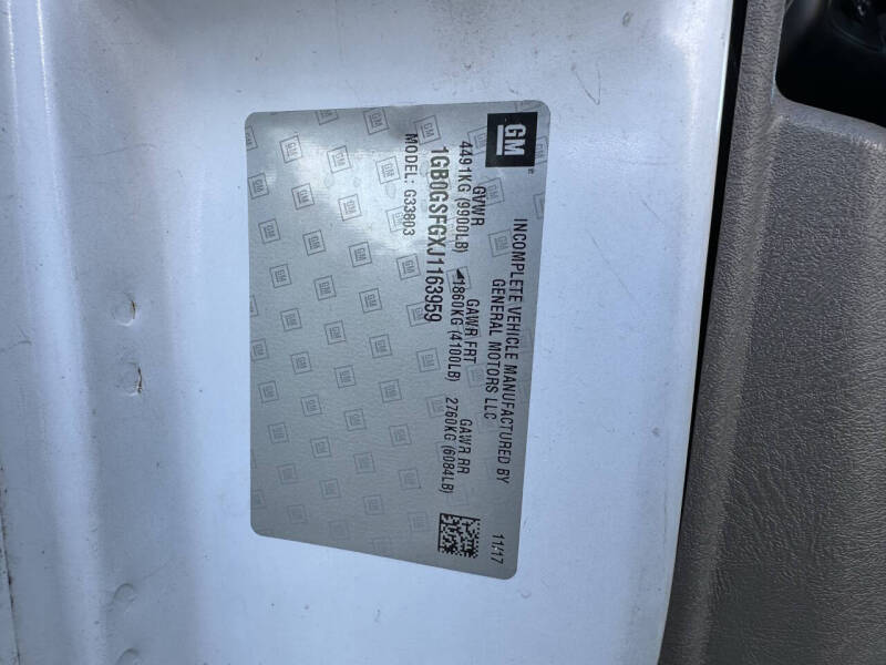 2018 Chevrolet Express 3500