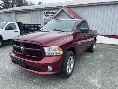2018 RAM 1500 for sale at General Auto Sales Inc in Claremont NH