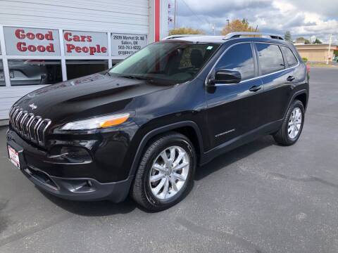 2016 Jeep Cherokee for sale at Good Cars Good People in Salem OR