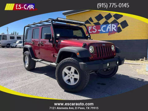 2013 Jeep Wrangler Unlimited for sale at Escar Auto - 9809 Montana Ave Lot in El Paso TX