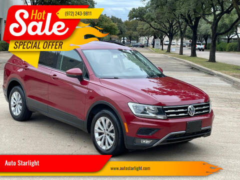 2018 Volkswagen Tiguan for sale at Auto Starlight in Dallas TX
