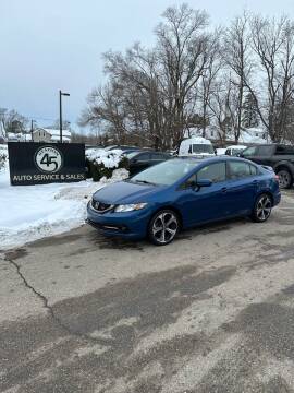 2014 Honda Civic for sale at Station 45 AUTO REPAIR AND AUTO SALES in Allendale MI