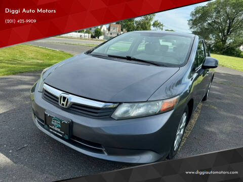 2012 Honda Civic for sale at Diggi Auto Motors in Jersey City NJ