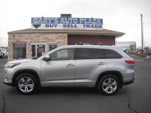 2017 Toyota Highlander for sale at GARY'S AUTO PLAZA in Helena MT