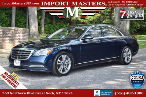 2019 Mercedes-Benz S-Class for sale at Import Masters in Great Neck NY
