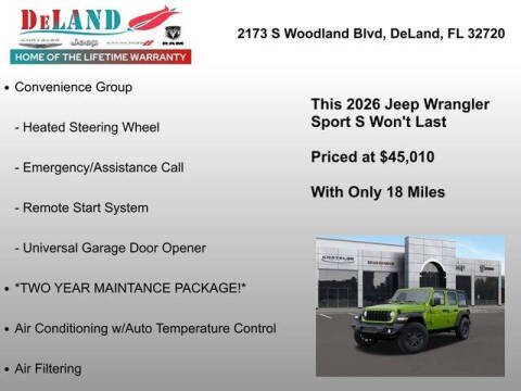 2026 Jeep Wrangler Sport S