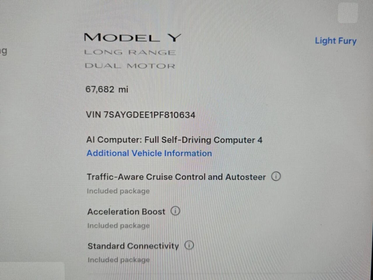 2023 Tesla Model Y Long Range AWD Long Range 4dr Crossover 2