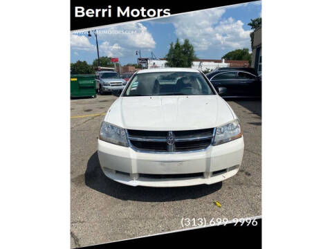 2008 Dodge Avenger for sale at Berri Motors in Detroit MI