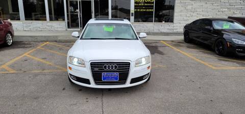 2008 Audi A8 L for sale at Eurosport Motors in Evansdale IA