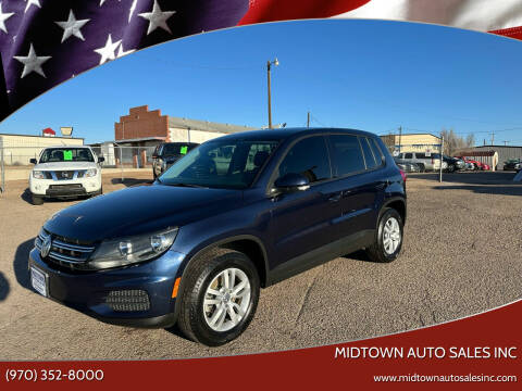 2013 Volkswagen Tiguan for sale at MIDTOWN AUTO SALES INC in Greeley CO