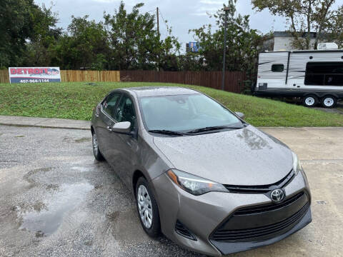 2017 Toyota Corolla for sale at Detroit Cars and Trucks in Orlando FL