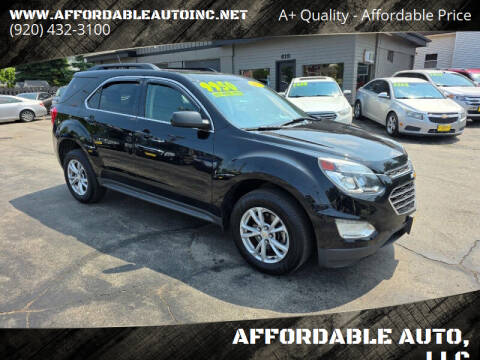 2017 Chevrolet Equinox for sale at AFFORDABLE AUTO, LLC in Green Bay WI