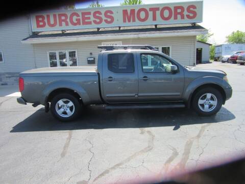2007 Nissan Frontier for sale at Burgess Motors Inc in Michigan City IN