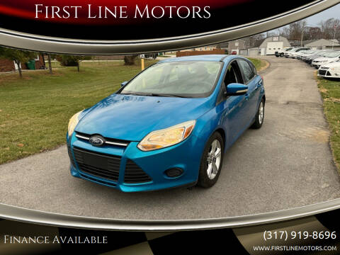 2014 Ford Focus for sale at First Line Motors in Brownsburg IN