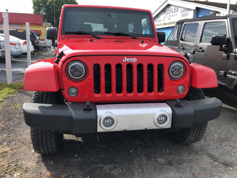 2015 Jeep Wrangler for sale at The Peoples Car Company in Jacksonville FL