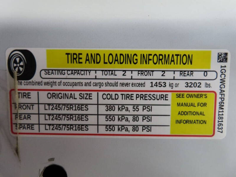 2021 Chevrolet Express 2500