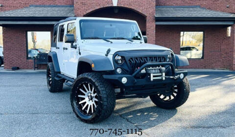 2016 Jeep Wrangler Unlimited for sale at Atlanta Auto Brokers in Marietta GA