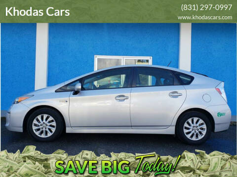 2012 Toyota Prius Plug-in Hybrid for sale at Khodas Cars in Gilroy CA