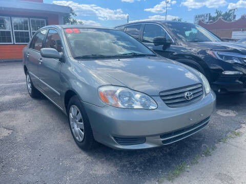 2003 Toyota Corolla for sale at Copa Mundo Auto in Richmond VA