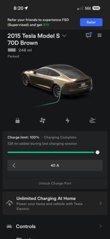 2015 Tesla Model S 70D