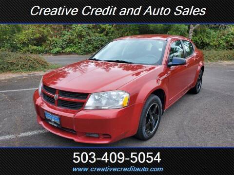 2008 Dodge Avenger for sale at Creative Credit & Auto Sales in Salem OR