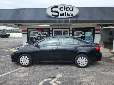 2012 Toyota Corolla for sale at Select Sales LLC in Little River SC