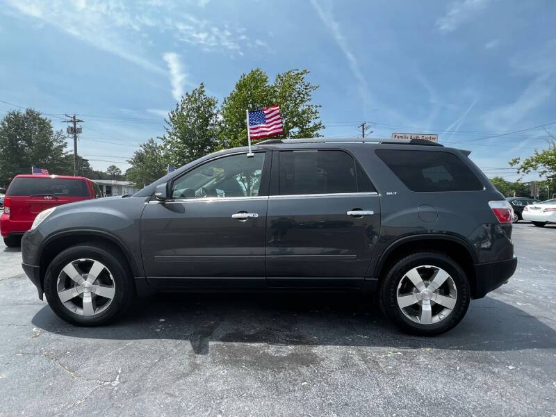 2012 GMC Acadia for sale at FAMILY AUTO CENTER in Greenville NC